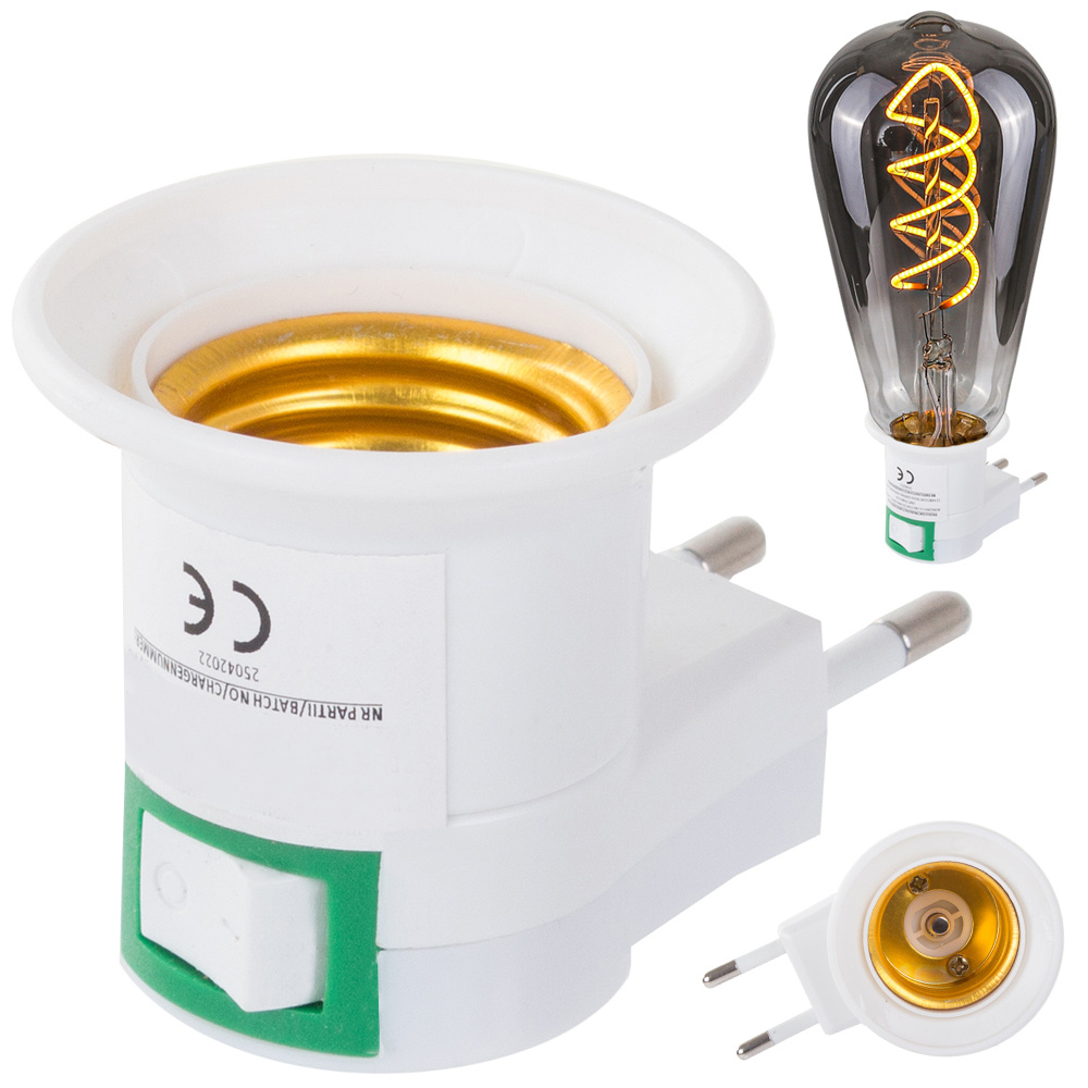 adaptér na žiarovku do zásuvky